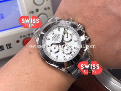 Rolex Cosmograph Daytona White M116520-78590 Original Cal.4130 Movement 904L Steel Super Clone Watch
