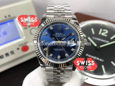 Rolex Datejust 126334 41MM Blue Dial 904L Steel Swiss 1:1 Mirror Super Clone Watch