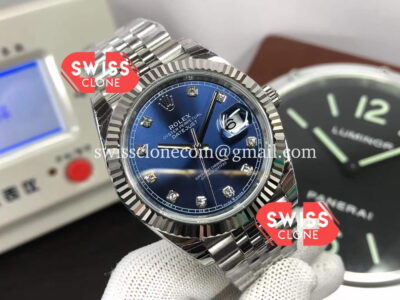 Rolex Datejust 126334 41MM Blue Dial 904L Steel Swiss 1:1 Mirror Super Clone Watch