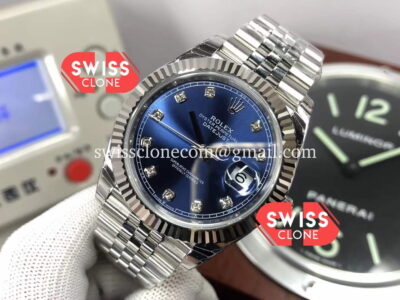Rolex Datejust 126334 41MM Blue Dial 904L Steel Swiss 1:1 Mirror Super Clone Watch