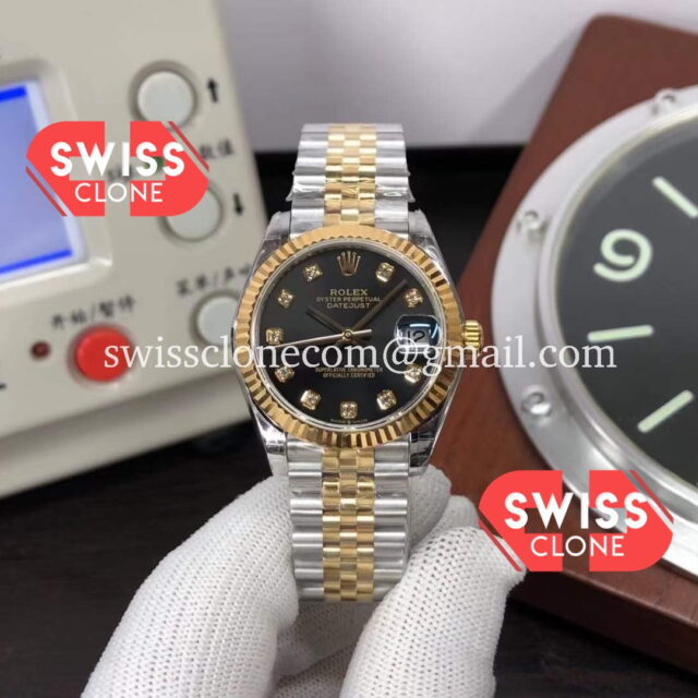 Rolex Datejust 278274 31MM Two Tone Black Dial 1:1 Swiss Super Clone Watch