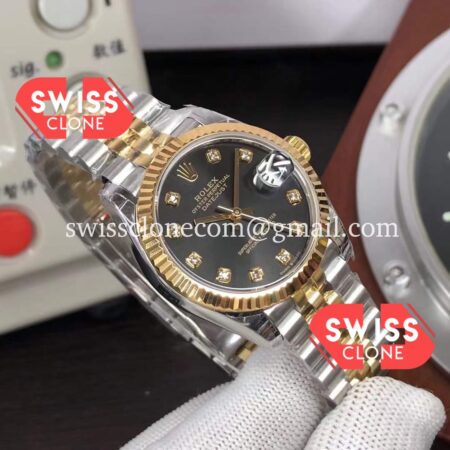 Rolex Datejust 278274 31MM Two Tone Black Dial 1:1 Swiss Super Clone Watch