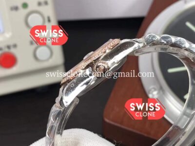 Rolex Datejust 278381 31MM Swiss Replica in 904L Steel Two Tone Rose Gold 1:1 Super Clone Watch