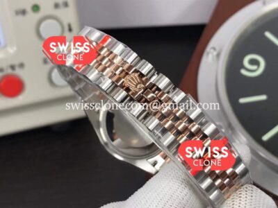Rolex Datejust 278381 31MM Swiss Replica in 904L Steel Two Tone Rose Gold 1:1 Super Clone Watch