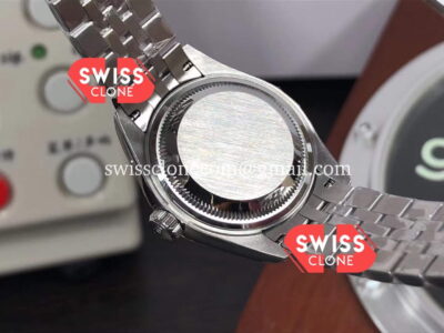 Rolex Datejust 28MM Swiss Replica in 904L Steel in Pearl Dial 1:1 Super Clone Watch