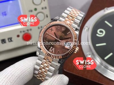 Rolex Datejust 31mm 278271 Two Tone Brown Dial 904L Steel 1:1 Mirror Super Clone Watch