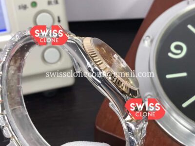 Rolex Datejust 36mm Two Tone Gold Dial 3235 Swiss 904L 1:1 Super Clone Watch