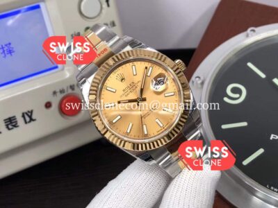 Rolex Datejust 41mm 126333 Two Tone Gold Dial 3235 1:1 Super Clone Watch