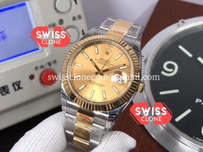 Rolex Datejust 41mm 126333 Two Tone Gold Dial 3235 1:1 Super Clone Watch