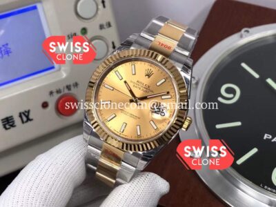 Rolex Datejust 41mm 126333 Two Tone Gold Dial 3235 1:1 Super Clone Watch
