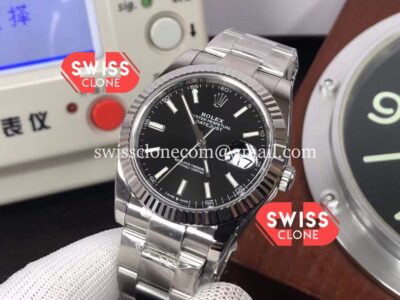 Rolex Datejust 41mm Black Dial Cal.3235 Movement 904L Steel Swiss Watch 1:1 Mirror Super Clone Watch