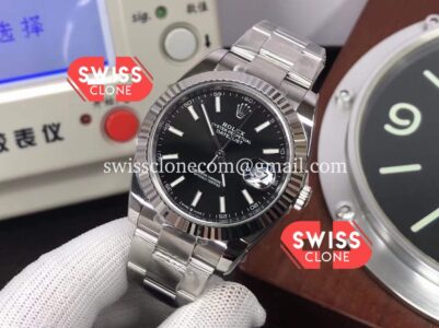 Rolex Datejust 41mm Black Dial Cal.3235 Movement 904L Steel Swiss Watch 1:1 Mirror Super Clone Watch