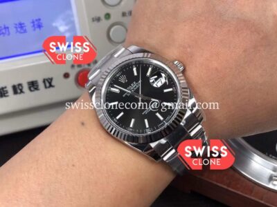 Rolex Datejust 41mm Black Dial Cal.3235 Movement 904L Steel Swiss Watch 1:1 Mirror Super Clone Watch