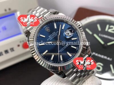 Rolex Datejust 41MM Blue Dial Jubilee 904L Steel Cal.3235 Movement Swiss 1:1 Mirror Super Clone Watch