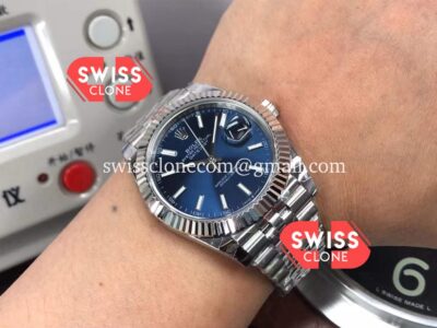 Rolex Datejust 41MM Blue Dial Jubilee 904L Steel Cal.3235 Movement Swiss 1:1 Mirror Super Clone Watch