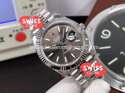 Rolex Datejust 41mm Grey Dial 3235 Movement 904L High Resolution View