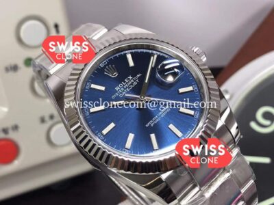Rolex Datejust 41MM Oyster Blue Dial 904L Steel Cal.3235 High Resolution View