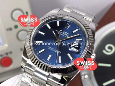 Rolex Datejust 41MM Oyster Blue Dial 904L Steel Cal.3235 High Resolution View