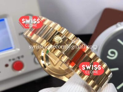 Rolex Day Date 36MM 118238 Green Dial Presidential 18K Yellow Gold Watch 1:1 Mirror Quality Super Clone Watch