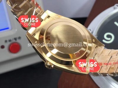 Rolex Day-Date 40MM Gold Dial Roman Numerals Replica Watch Cal.3255 Swiss Super Clone Watch