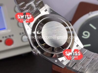 Rolex Day Date 40mm Green Dial Presidential Stainless Steel 1:1 Super Clone Watch