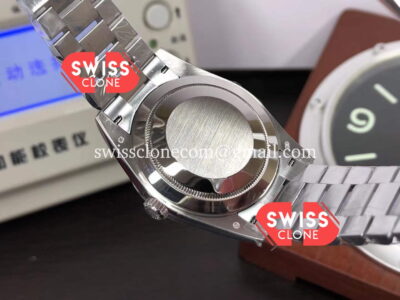 Rolex Day Date M228206-0015 40mm Blue Dial Presidential Stainless Steel 1:1 Super Clone Watch
