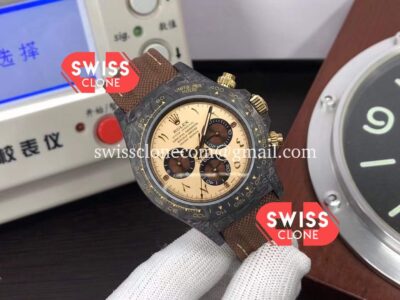 Rolex Daytona DiW Desert Eagle Arabic Edition Watch - Forged Cabon Casing 1:1 Mirror Super Clone Watch