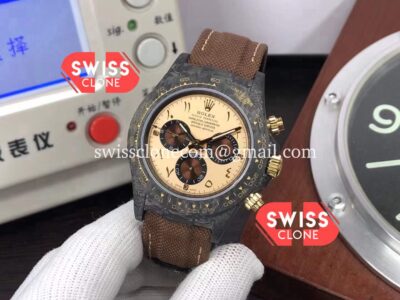Rolex Daytona DiW Desert Eagle Arabic Edition Watch - Forged Cabon Casing 1:1 Mirror Super Clone Watch