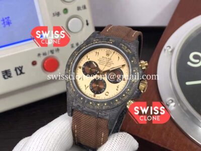 Rolex Daytona DiW Desert Eagle Arabic Edition Watch - Forged Cabon Casing 1:1 Mirror Super Clone Watch