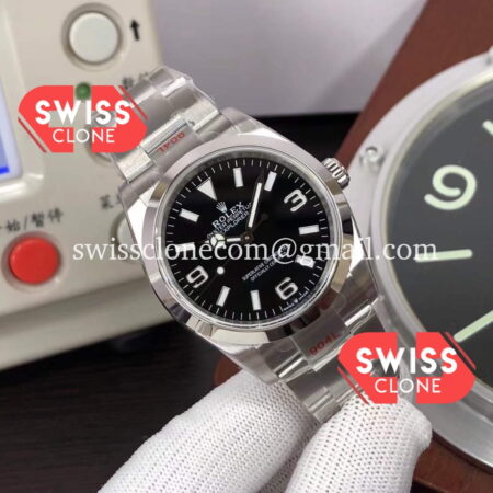 Rolex Explorer I M124270 36MM Black Dial 904L Steel Super Clone Watch