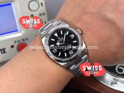 Rolex Explorer I M124270 36MM Black Dial 904L Steel Super Clone Watch