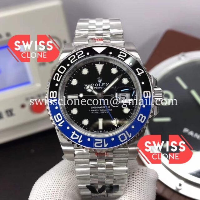 Rolex GMT Masters II 126710BLNR Batgirl Cal.3285 Movement 904L Steel Swiss Replica Super Clone Watch