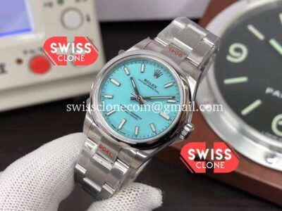 Rolex Oyster Perpetual 126000 36MM Swiss Movement Tiffany Blue Dial 904L Steel 1:1 Super Clone Watch