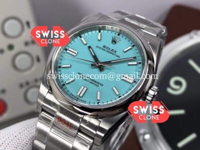 Rolex Oyster Perpetual 41mm Tiffany Blue REF#124300 Cal.3230 Movement 904L Steel 1:1 Super Clone Watch