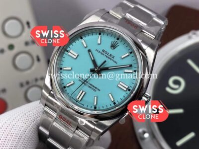 Rolex Oyster Perpetual 41mm Tiffany Blue REF#124300 Cal.3230 Movement 904L Steel 1:1 Super Clone Watch