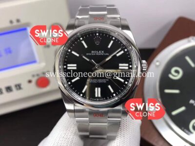 Rolex Oyster Perpetual Black 41MM REF#124300 Cal.3230 Movement 904L Steel Swiss Replica 1:1 Mirror Super Clone Watch