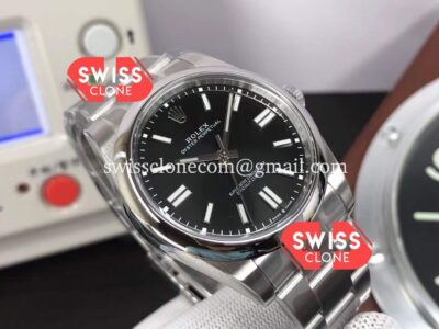 Rolex Oyster Perpetual Black 41MM REF#124300 Cal.3230 Movement 904L Steel Swiss Replica 1:1 Mirror Super Clone Watch