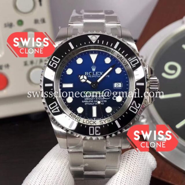 Rolex Sea Dweller Deepsea Blue Dial 3235 Swiss Super Clone Watch