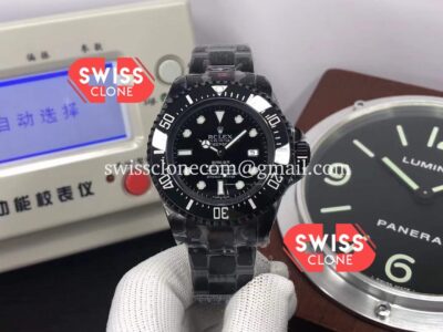 Rolex SeaDweller Deep-Sea Blaken Black Dial " Ember " PVD Casing 1:1 Mirror Super Clone Watch