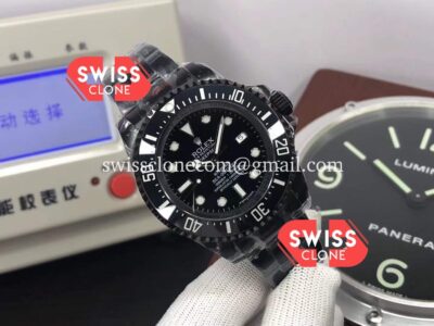 Rolex SeaDweller Deep-Sea Blaken Black Dial " Ember " PVD Casing 1:1 Mirror Super Clone Watch
