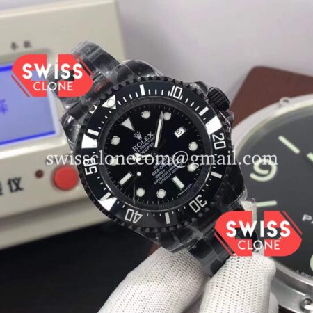Rolex SeaDweller Deep Sea Blaken Black Dial " Ember " High Resolution View