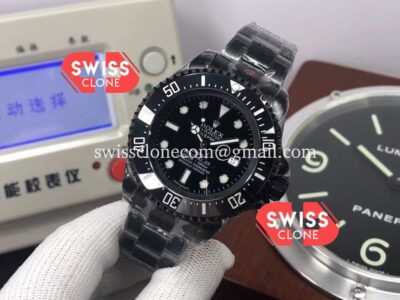 Rolex SeaDweller Deep-Sea Blaken Black Dial " Ember " PVD Casing 1:1 Mirror Super Clone Watch