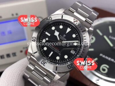 Tudor Heritage Black Bay Steel Bezel Swiss Replica Watch 1:1 Ultimate Mirror Super Clone Watch