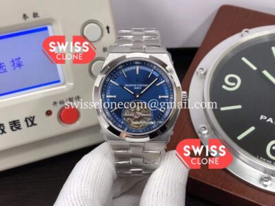 Vacheron Constantin Overseas Tourbillon Stainless Steel 1:1 Mirror Super Clone Watch