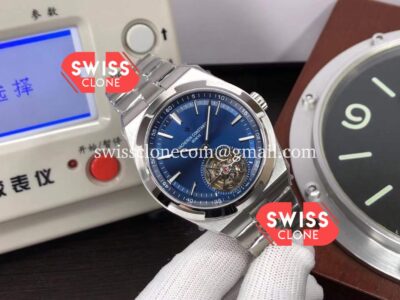 Vacheron Constantin Overseas Tourbillon Stainless Steel 1:1 Mirror Super Clone Watch