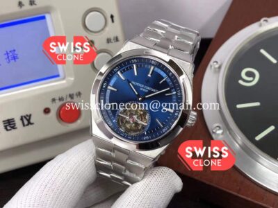 Vacheron Constantin Overseas Tourbillon Stainless Steel 1:1 Mirror Super Clone Watch