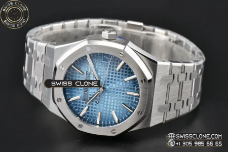 Audemars Piguet Royal Oak 15510 41mm ’50th Anniversary’ Ice Blue Dial High Resolution View