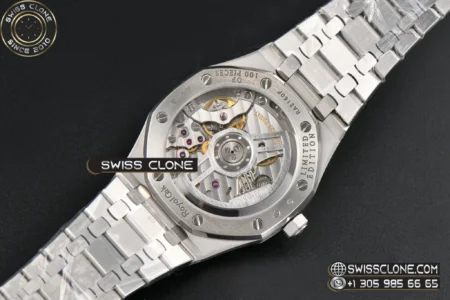 Audemars Piguet Royal Oak 15510 41mm ’50th Anniversary’ Ice Blue Dial Diamond Marker High Resolution View