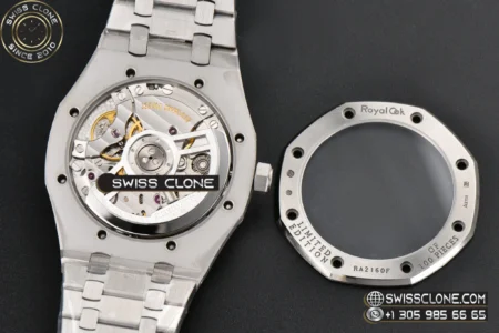 Audemars Piguet Royal Oak 15510 41mm ’50th Anniversary’ Ice Blue Dial Diamond Marker High Resolution View