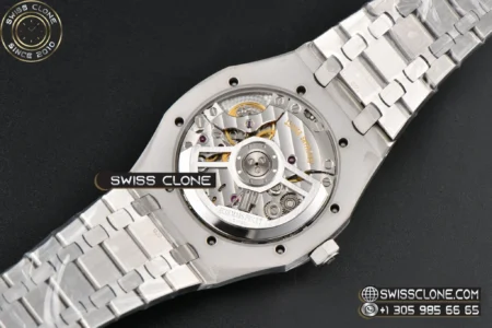Audemars Piguet Royal Oak 15510 41mm ’50th Anniversary’ Ice Blue Dial Diamond Marker High Resolution View